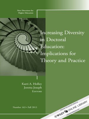 cover image of Increasing Diversity in Doctoral Education